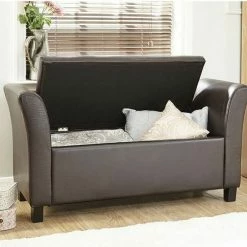 Baths GFW Verona Window Seat Faux Leather