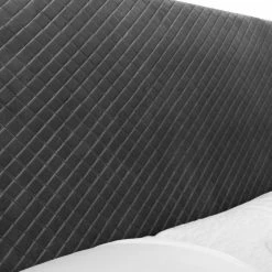 Julian Bowen Sanderson Diamond Quilted Velvet Bed