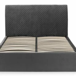 Julian Bowen Sanderson Diamond Quilted Velvet Ottoman Bed