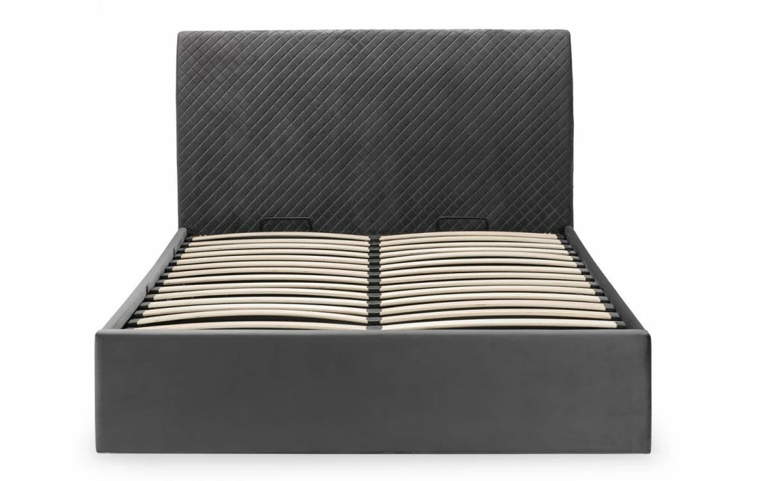 Julian Bowen Sanderson Diamond Quilted Velvet Ottoman Bed