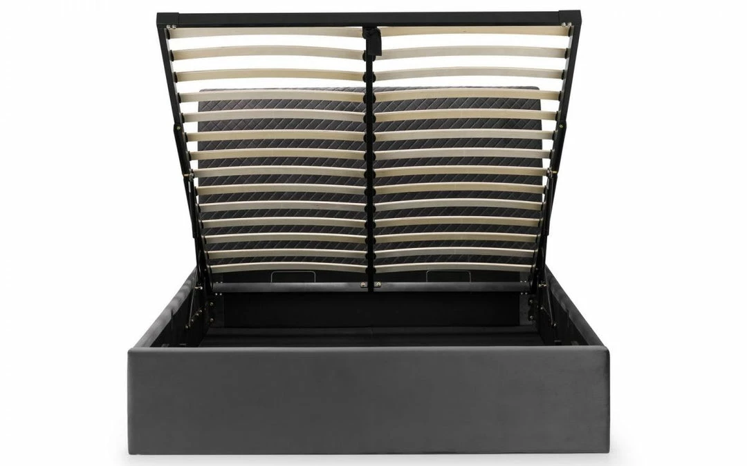 Julian Bowen Sanderson Diamond Quilted Velvet Ottoman Bed