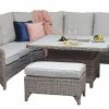 Signature Weave Sarah Lift And Rise Corner Dining Set With Ice Bucket Baths