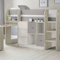 Beds Julian Bowen Saturn Midsleeper Taupe