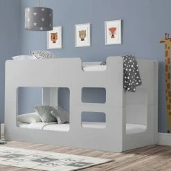 Julian Bowen Solar Bunk Bed Grey Childrens Beds