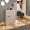 GFW Stirling Two Tier Shoe Cabinet GFW Furniture