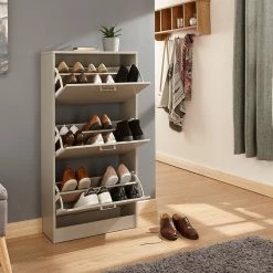 GFW Furniture GFW Stirling Three Tier Shoe Cabinet