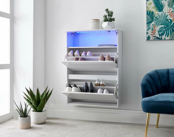 Free Standing Baths GFW Galicia Wall Hanging Two Tier Shoe Cabinet