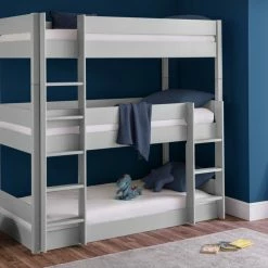 Julian Bowen Trio Bunk Grey Beds