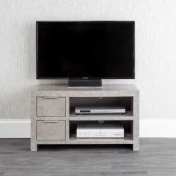 GFW Bloc 2 Drawer TV Unit GFW Furniture