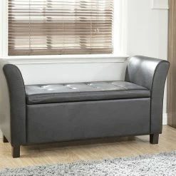 Baths GFW Verona Window Seat Faux Leather
