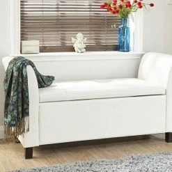 Baths GFW Verona Window Seat Faux Leather