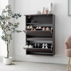 Free Standing Baths GFW Galicia Wall Hanging Two Tier Shoe Cabinet